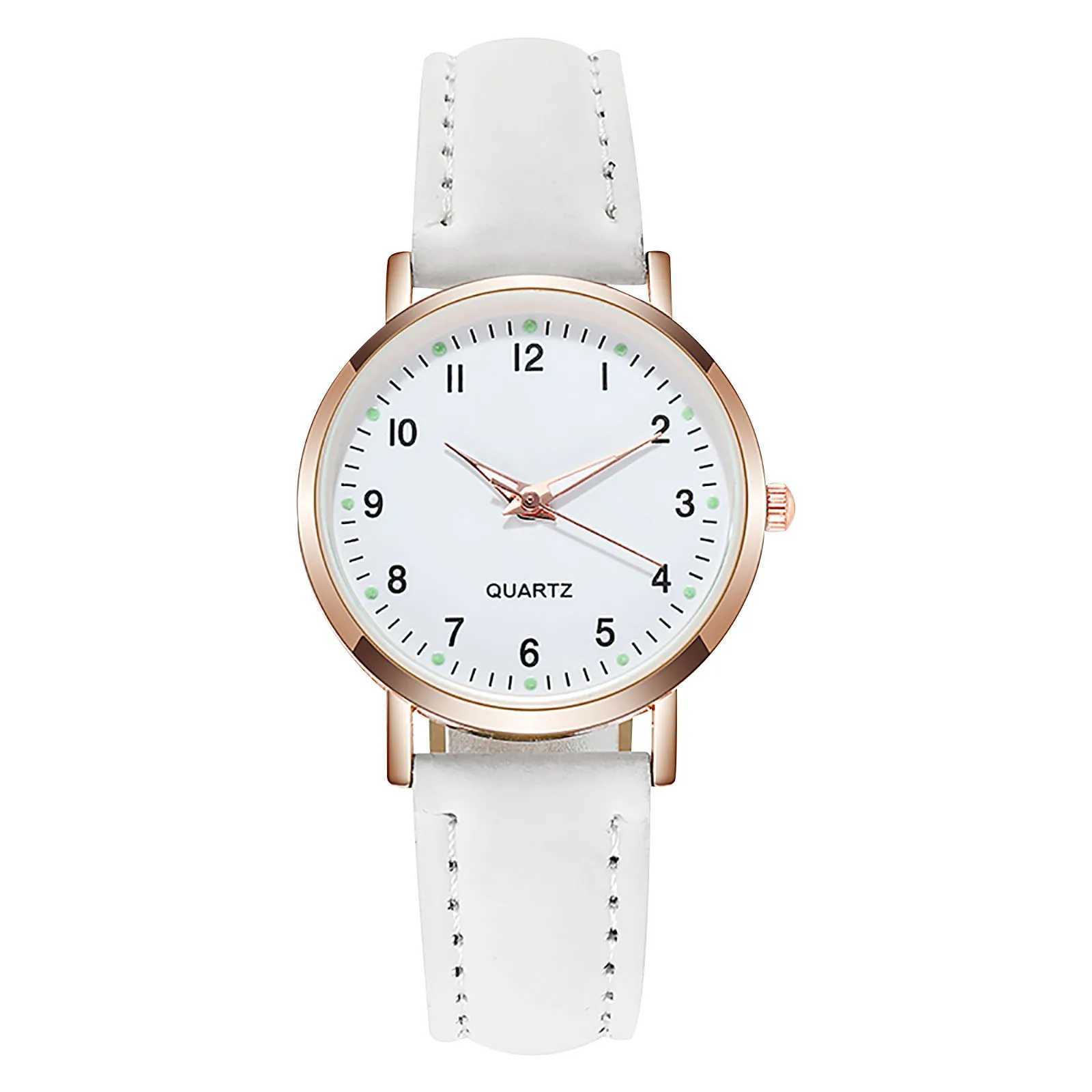 Ladies Diamond-Studded Luminous Retro Female Watch Belt Quartz Watch Bracelet Casual Ladies Watches High Quality relojX240920