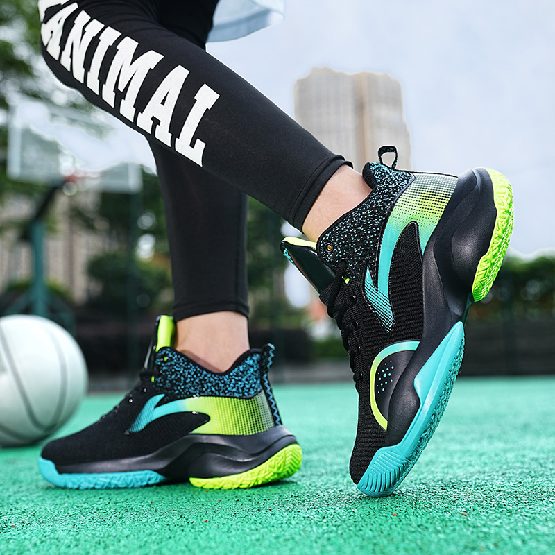 Men Shoes Outdoor Cushioning Non-slip Basketball Shoes Breathable Men Casual Sneakers Athletic Fitness Training Footwear Shoes