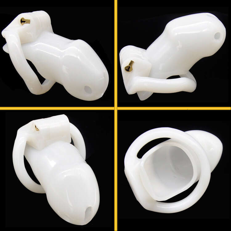 Hot Popular New SM Male Chastity Lock Cock Cage Lock Plastic Penis Chastity Cage bdsm sex toys man