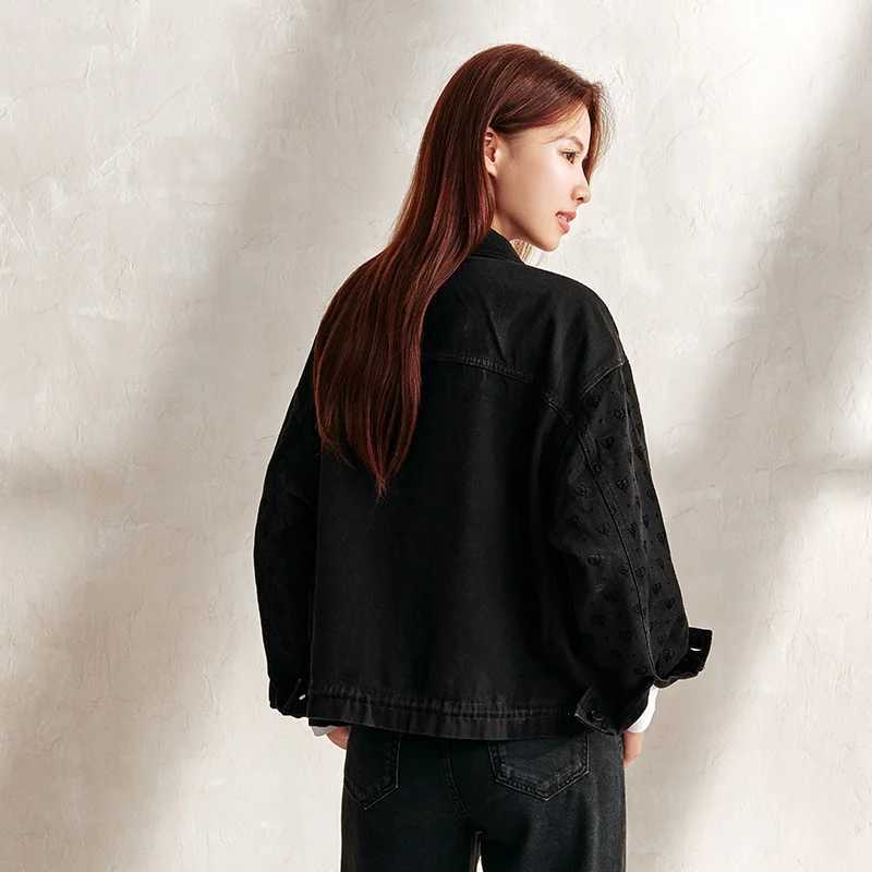 Semir Denim Jacket Women Sweet and Cool Style Personality Top Autumn Trendy Loose JacketX240920