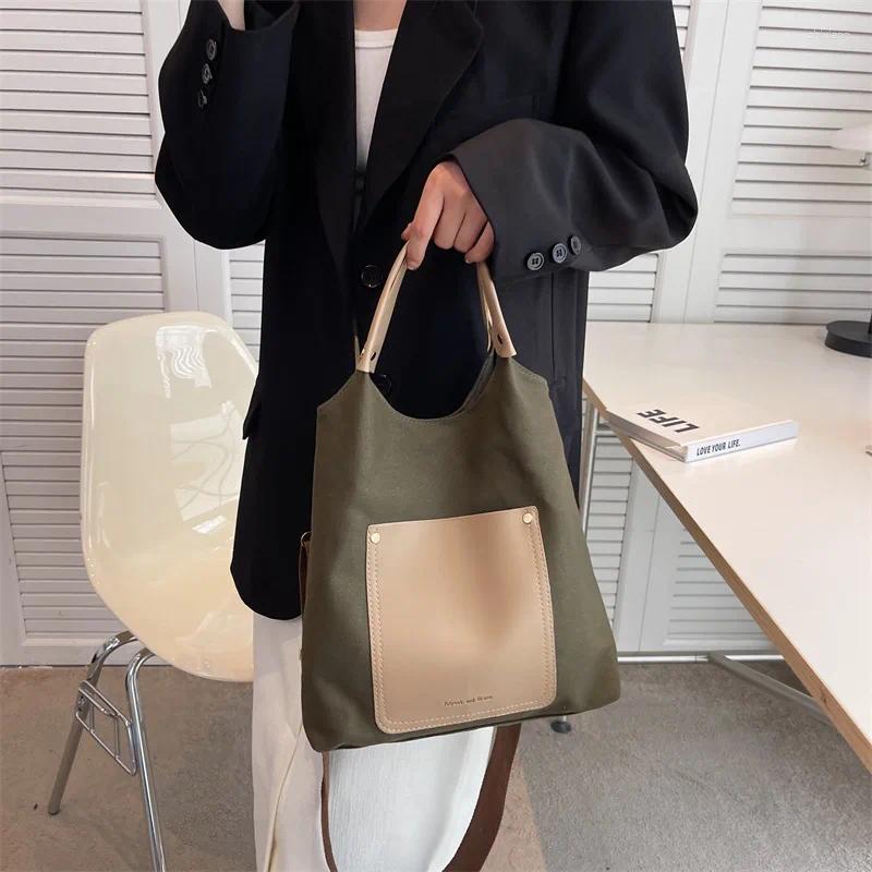 Free Shipping Shoulder Bags Miyagawa 2024 High Capacity Women's Canvas Bucket Bag Fashion Autumn Single Underarm Purses And Designer Bag Luxury B
