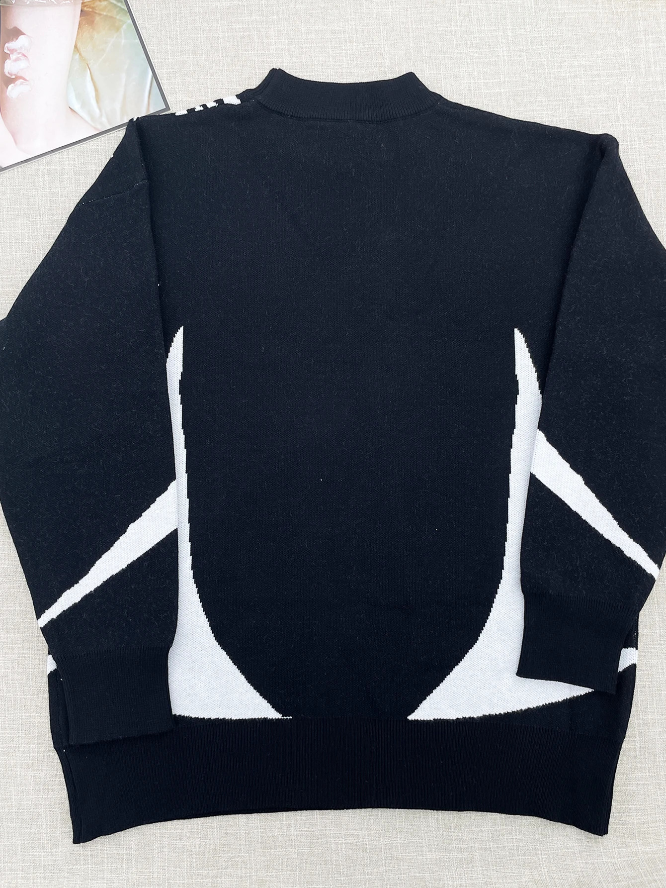 Men Vintage Sweater Y2K Streetwear Hip Hop Vintage Knitted Doberman Dog Sweaters Autumn Harajuku Fashion Retro Casual Sweaters 240912