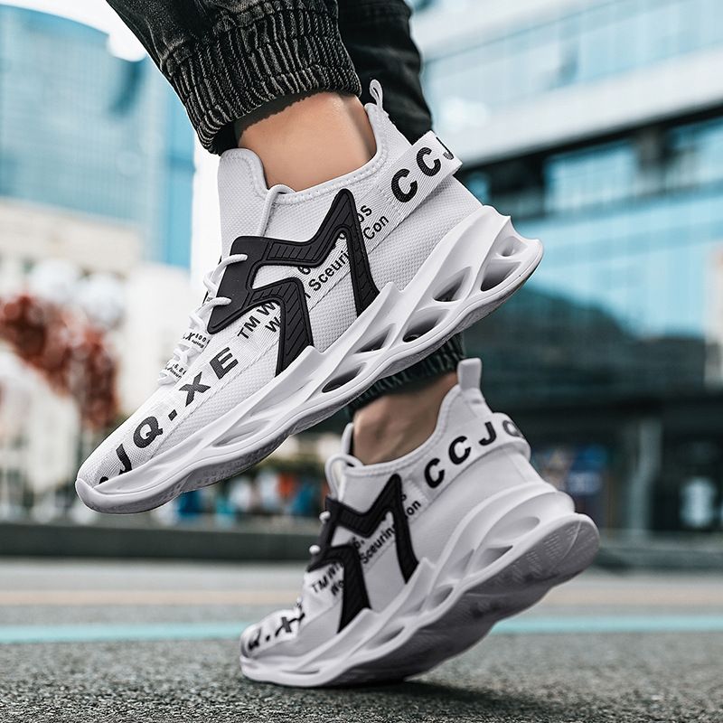 Men Shoes Lightweight Sneakers White Outdoor Breathable Mesh Black Casual Shoes For Men Athletic Jogging Tennis Shoes 142