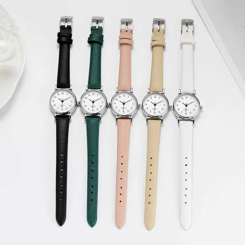 Hight Quality Brand Quartz Watch Ladies Fashion Small Dial Casual Watch Leather Strap Wristwatch for Women Relojes Para MujerX240920