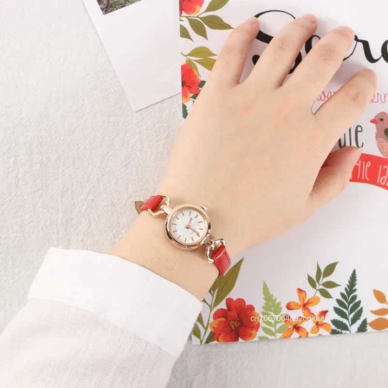 Ins Small Round Watch Women Luxury Watches Girls Quartz Wristwatches Fashion Gifts Bracelet Reloj Mujer Rosa Relogio FemininoX240920