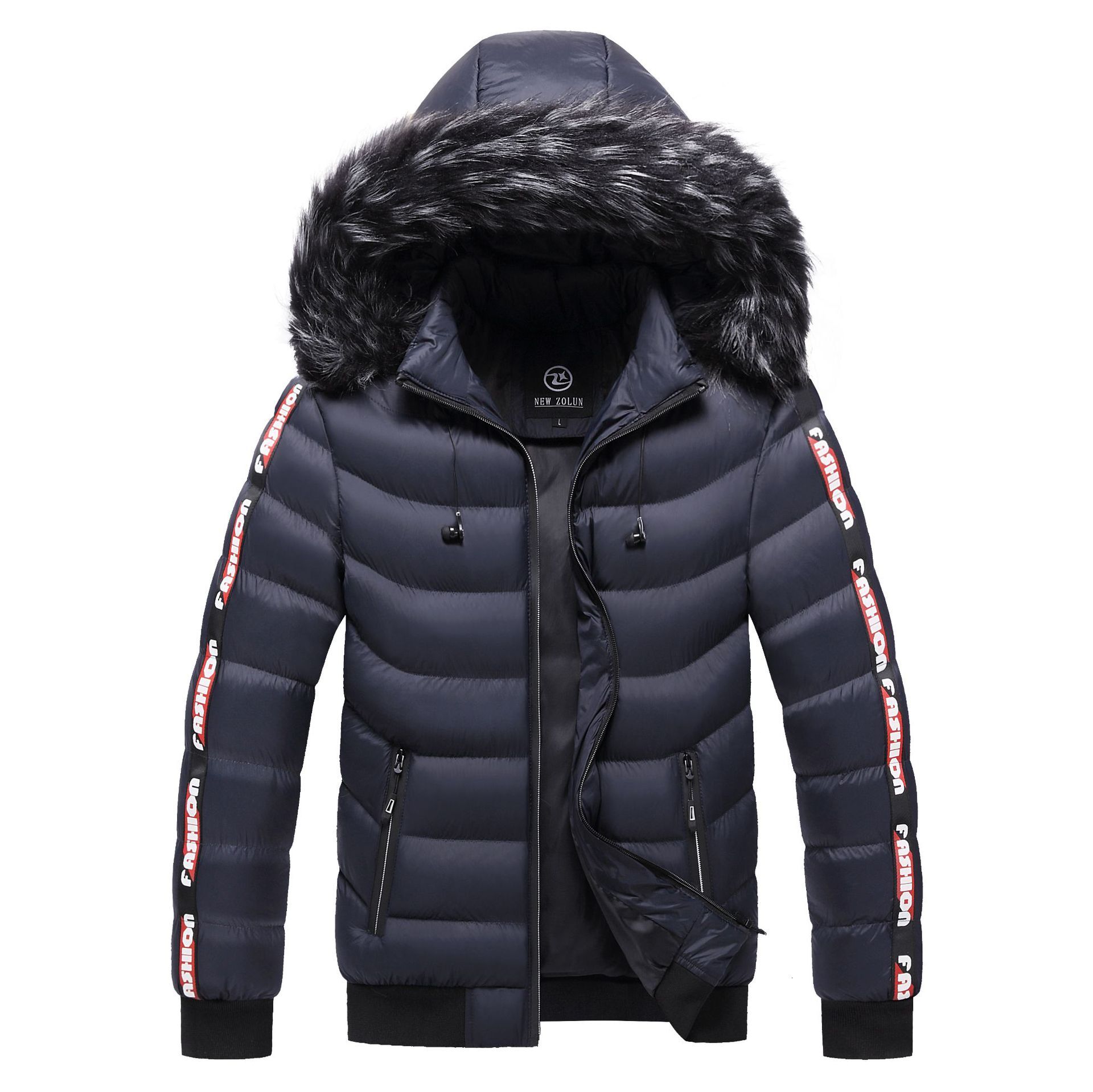 Winter Warm Waterproof Parkas Jacket Coat Mens Hooded Thick Windproof Casual Outwear Men Fashion Classic Brand Jackets Male