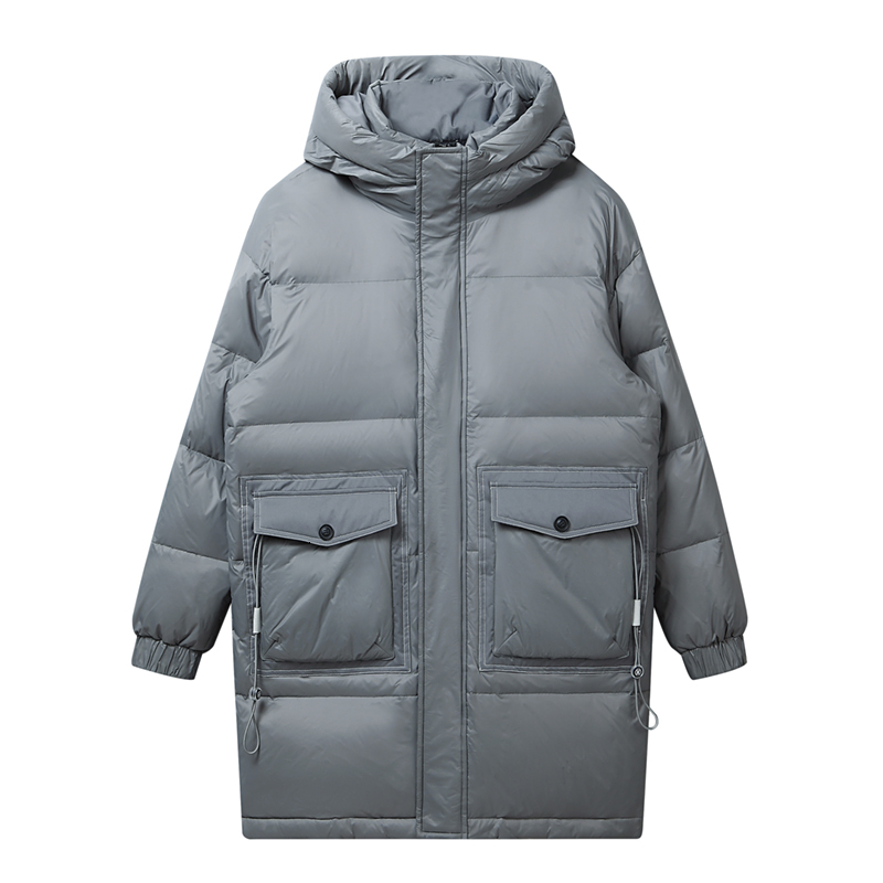 White Duck Down Winter Warm Windproof Hooded Puffer Jacket Men Waterproof High Quality Casual Overcoat Thicken Parkas