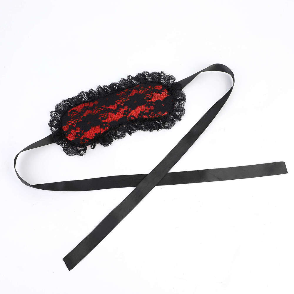 SM Sex Props Lace Lace Sex Eye Mask Couple Teasing Training Lace handcuffs Alternative Adult Sex Products