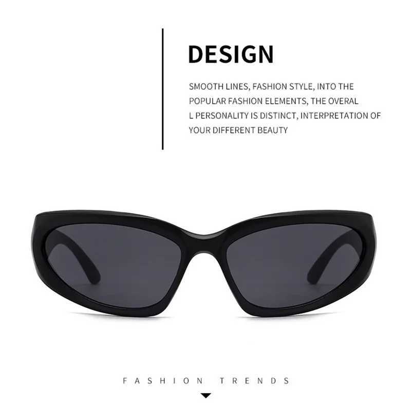 2024 New Y2K Punk Sunglasses Women Designer Square Sunglasses Men Luxury Brand Sun Glasses UV400 Colorful Mirror Fashion EyewearX240920
