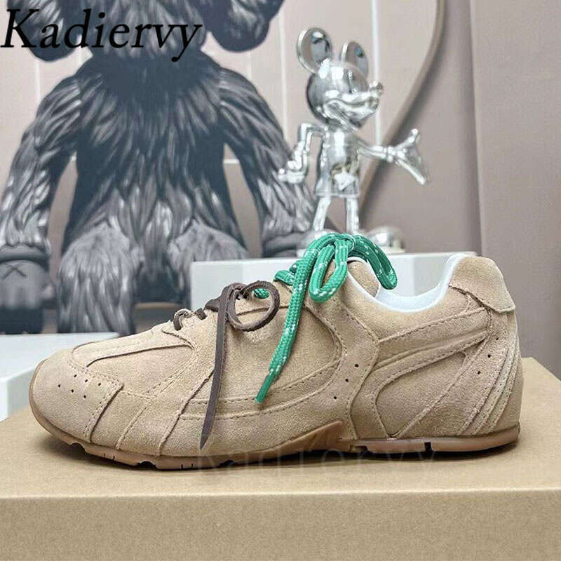 Casual Women Colourful Lace Up Running Round Toe Women's Sports Shoes Comfort Flat Sneakers Woman