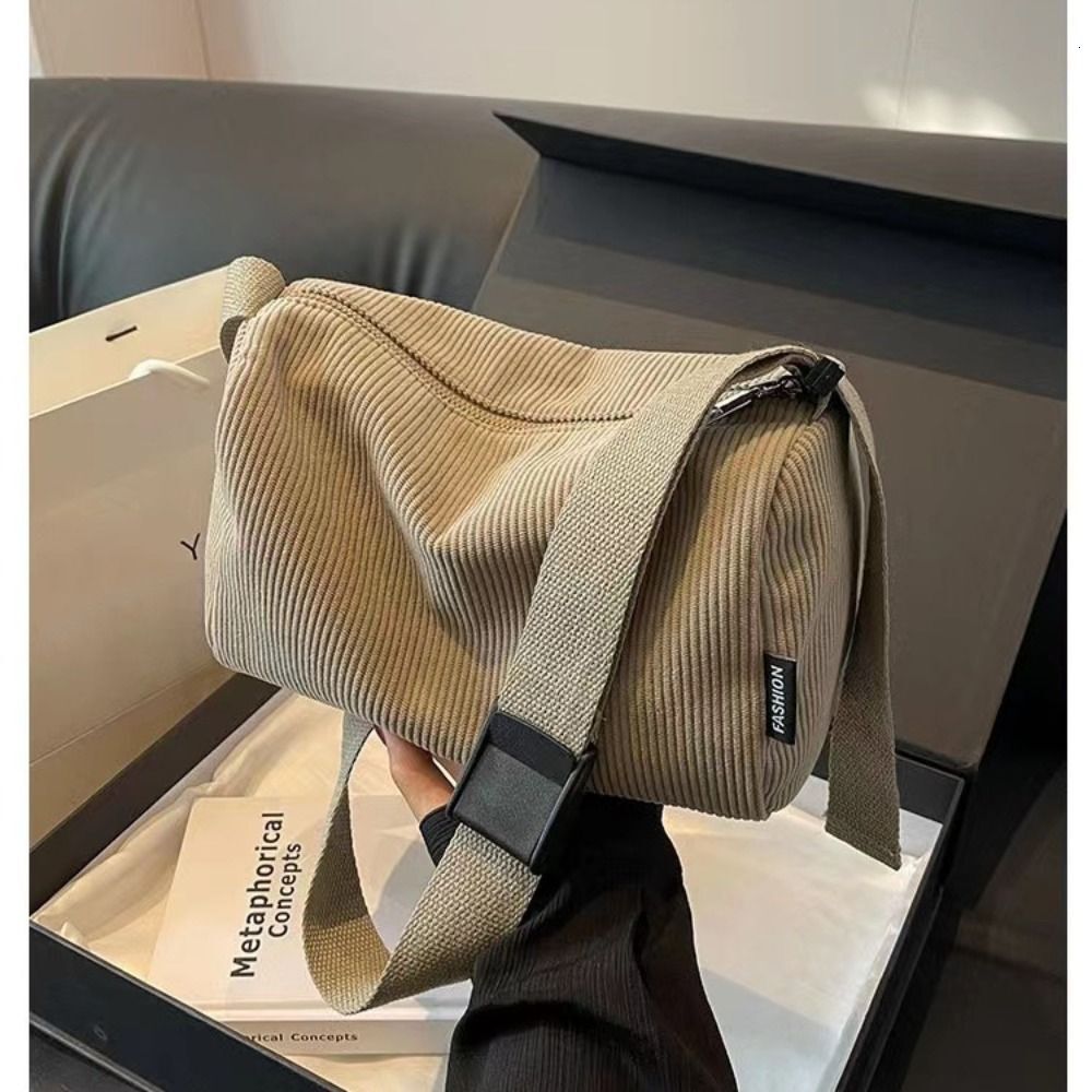 2025NEW Trendy Handbag for Women Solid Color Corduroy Ladies trend Casual Crossbody fashion Shoulder Bag