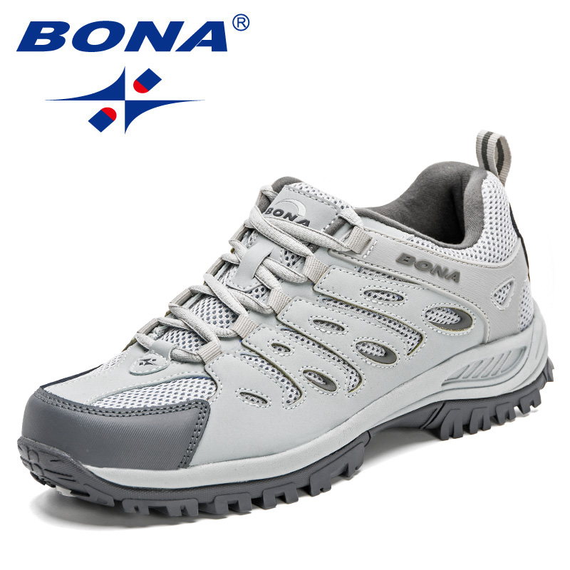 2023 BONA New Designers Non-slip Wear-resistant Breathable Hiking Shoes New Outdoor High-quality Jogging Walking Shoe Men Manscu 5732