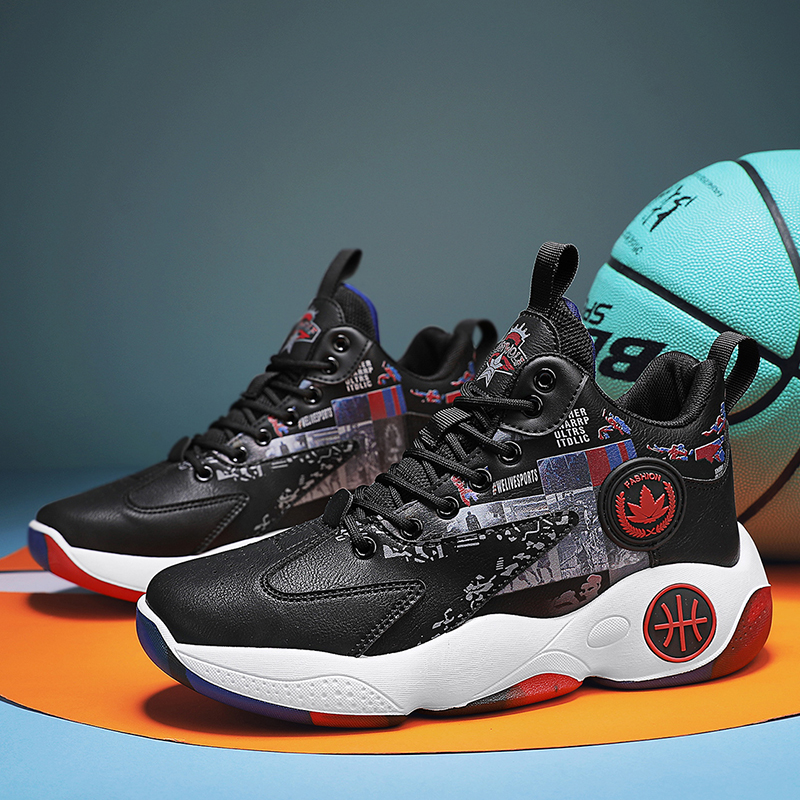 Wanux Men's Four Season Shoes Fashion Basketball Shoes Sports Running Shoes Sneakers
