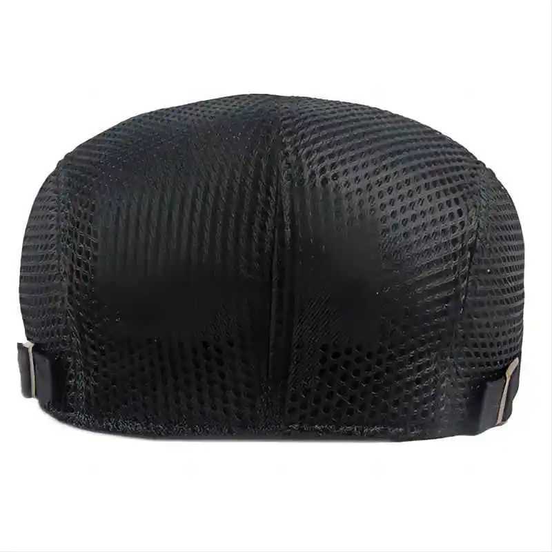 Beret Hat Womens Summer Thin Hollow Mesh Breathable Hat Mens Light Plate Retro Sunscreen Hat Forward HatX240919