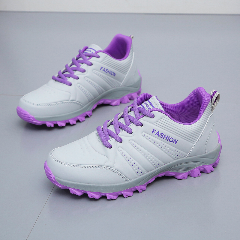 2025 new Sneakers Leather Women Fashion Breathable Running Shoes Lightweight Ladies Platform Female Walking fadc