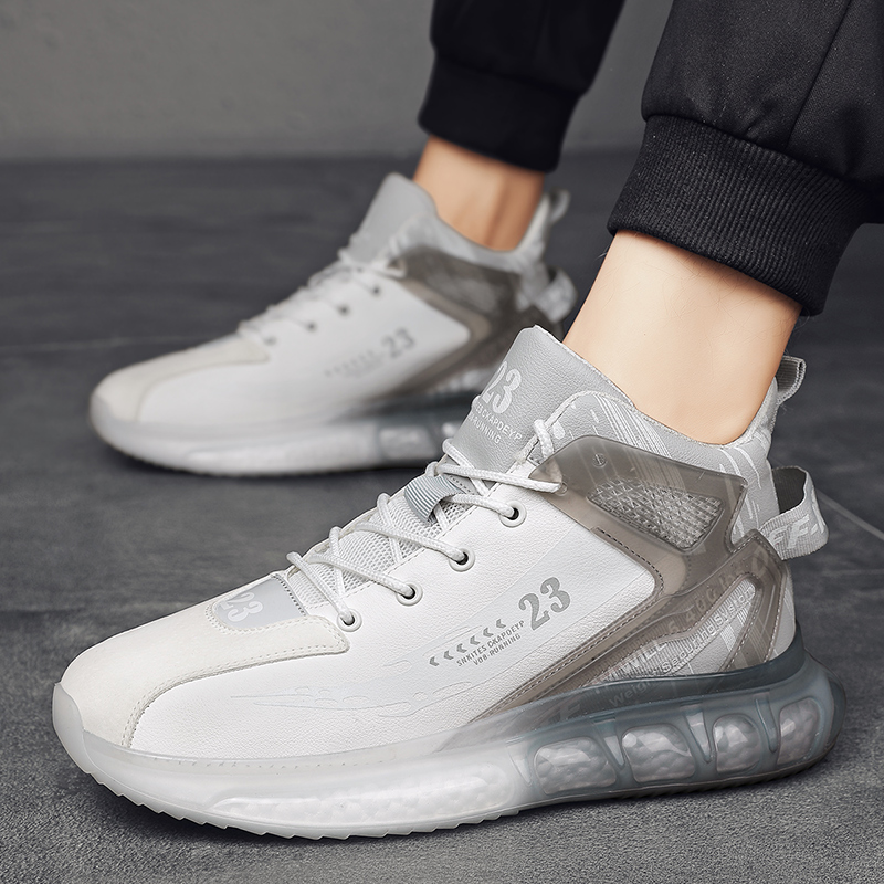 New Men's Basketball Sport Non-slip Cushioning Wear-resistant Breathable Running Tennis Shoes Fashion Sneakers