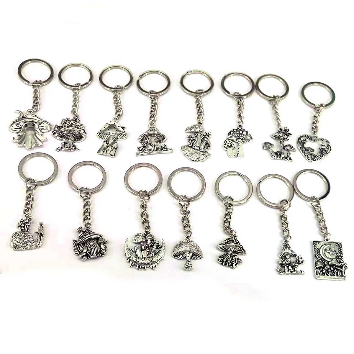 ature and wildlife novelty fun insects and bugs Snail gastropods and mushroom keychains for giftX240919