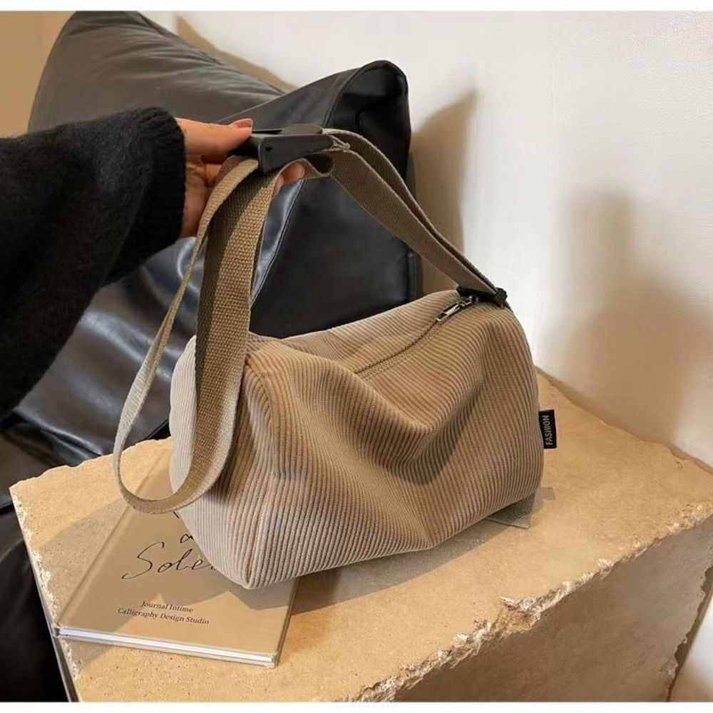 2025NEW Trendy Handbag for Women Solid Color Corduroy Ladies trend Casual Crossbody fashion Shoulder Bag