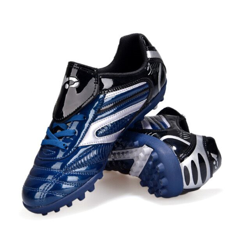 Men Football Soccer Boots Athletic Shoes New Leather Big Size High Top Cleats Training Sneaker Comfortable