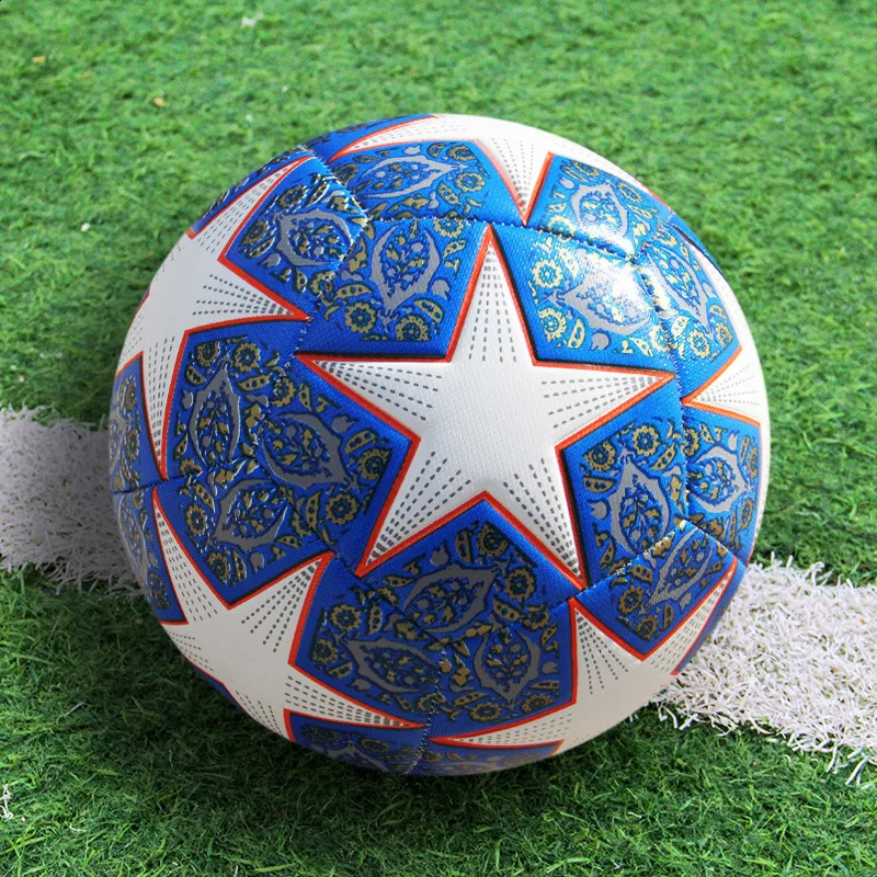 Professional football matches 5 thick explosionproof machine PU training ball with the same style as World Cup 240920