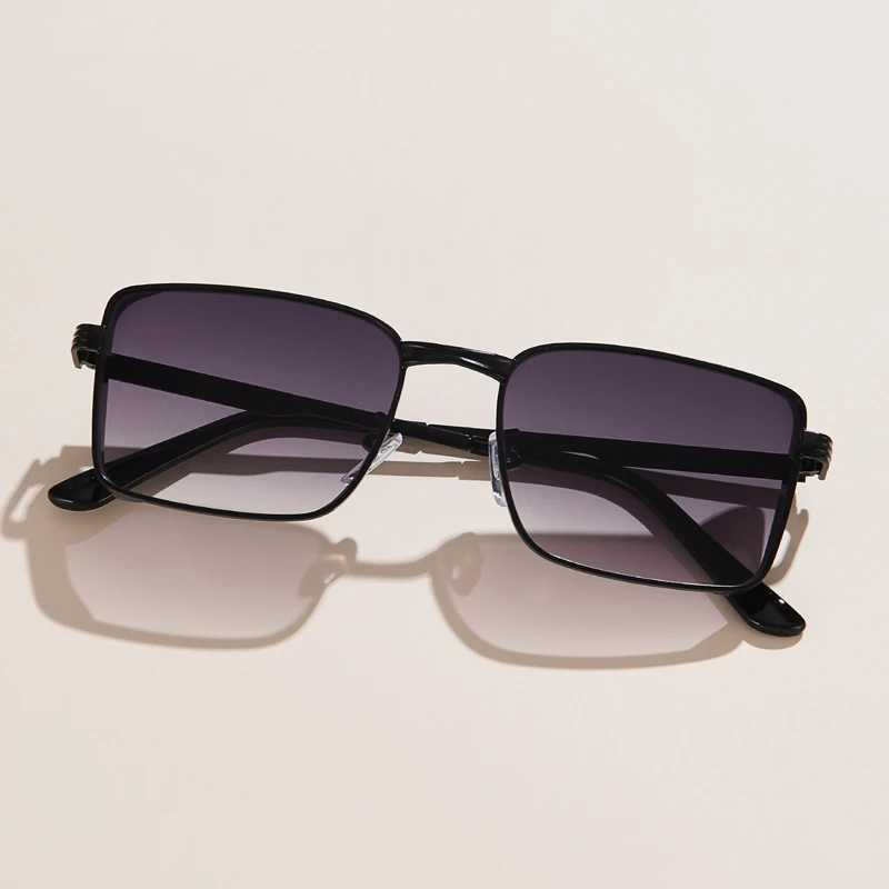 Classic Square Steampunk Sunglasses Luxury Brand Designer Men Women Retro Rectangle Punk Metal Frame Sun Glasses UV400X240920