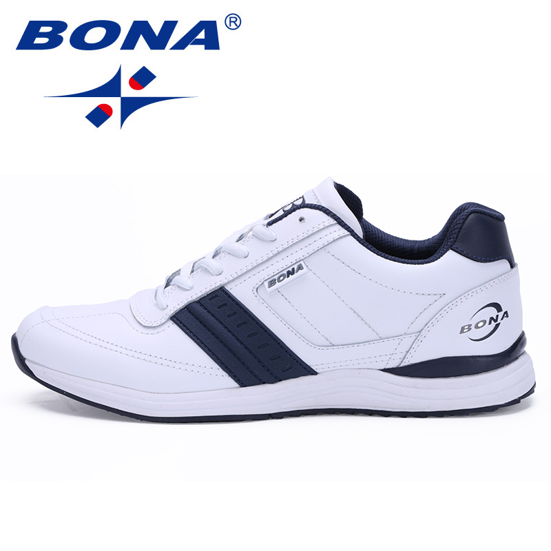 New BONA Hot Style Walking Lace Up Sport Outdoor New Jogging Athletic Shoes Comfortable Men Sneakers Free Shipping e5ba