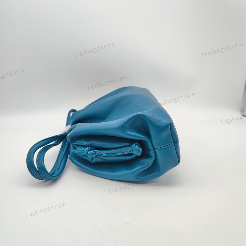 Designer Mini Teen Pouch Genuine Leather Cloud Bag Soft Wrinkled Dumplings Messenger Luxury Handbags Women Clutches Single Shoulder Crossbody Bag