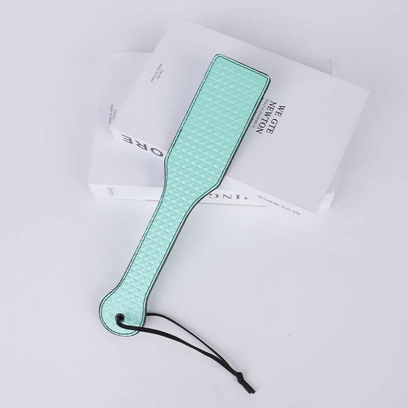 SM sex toys for women, training and punishment tools, checkered leather racket, plaid sex racket, alternative adult sex toys