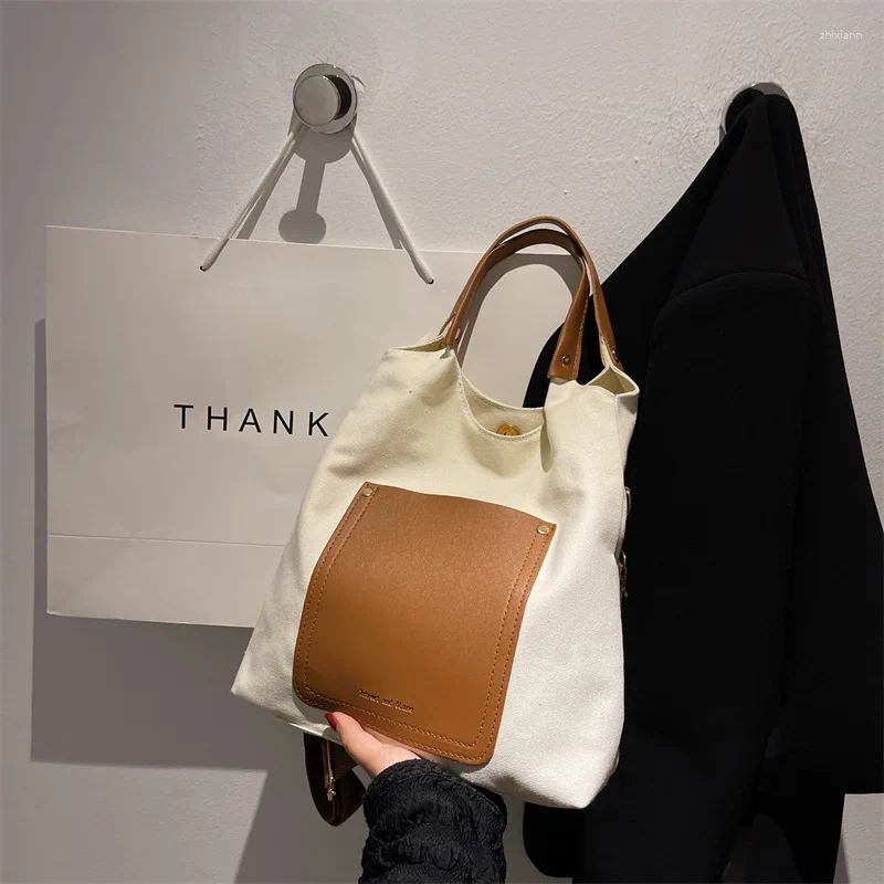 Free Shipping Shoulder Bags Miyagawa 2024 High Capacity Women's Canvas Bucket Bag Fashion Autumn Single Underarm Purses And Designer Bag Luxury B