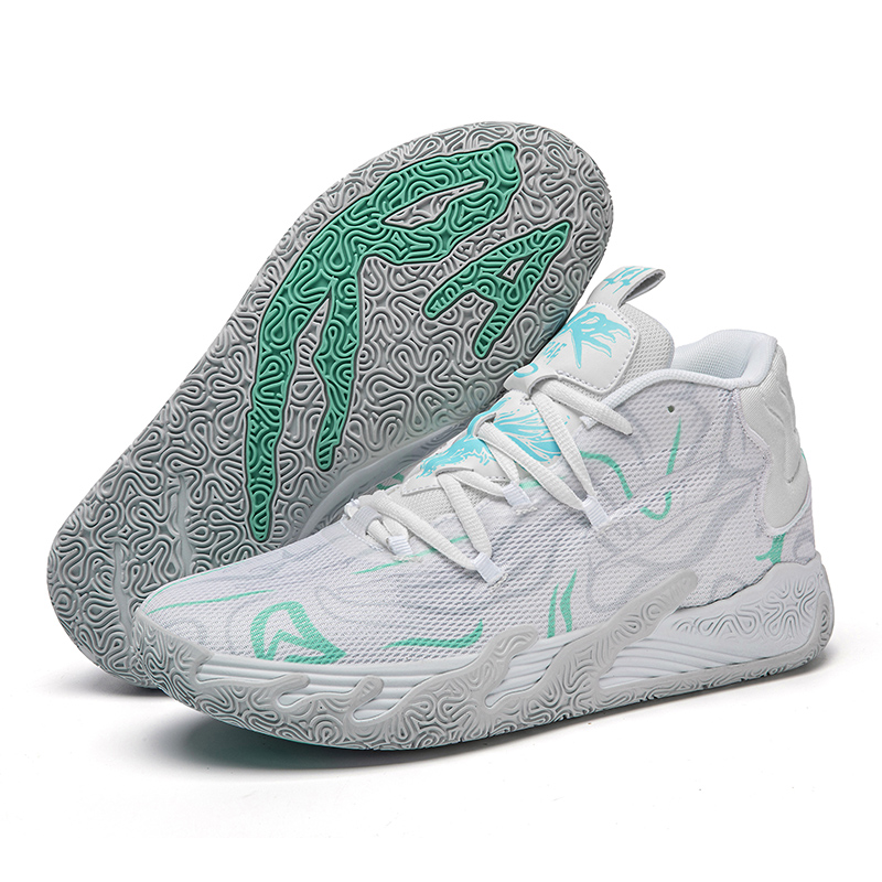 2024 New Sports Student Ultra Light Shock Absorbing Running Shoes Male Student Practical Basketball Shoes