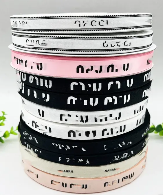 Wholesale Big Brand Logo Bow Jewelry Diy Webbing Ribbon Flowers Gift Box Packing Tape Shoelaces 1.0cm