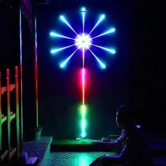 Novelty Lighting Fireworks LED Strip Lights RGB Meteor Firework Lamp Bluetooth APP Control for Wedding Christmas Party Holiday Christmas Lights L24091