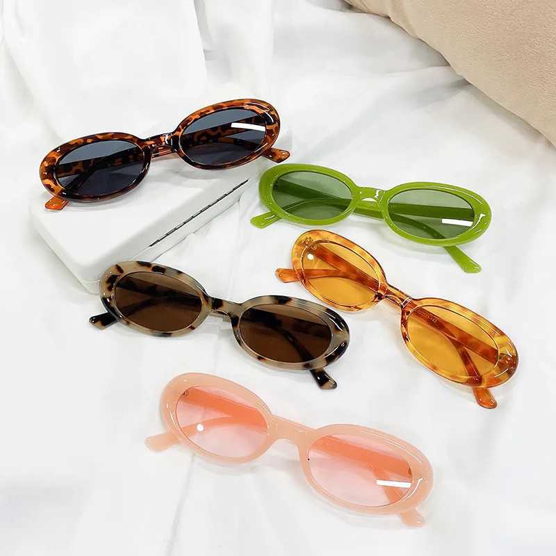DYTYMJ Small Frame Round Sunglasses Woman 2022 Retro Shade for Women Sunglasses Trend Oval Sunglasses Hip Hop Gafas De Sol MujerX240920