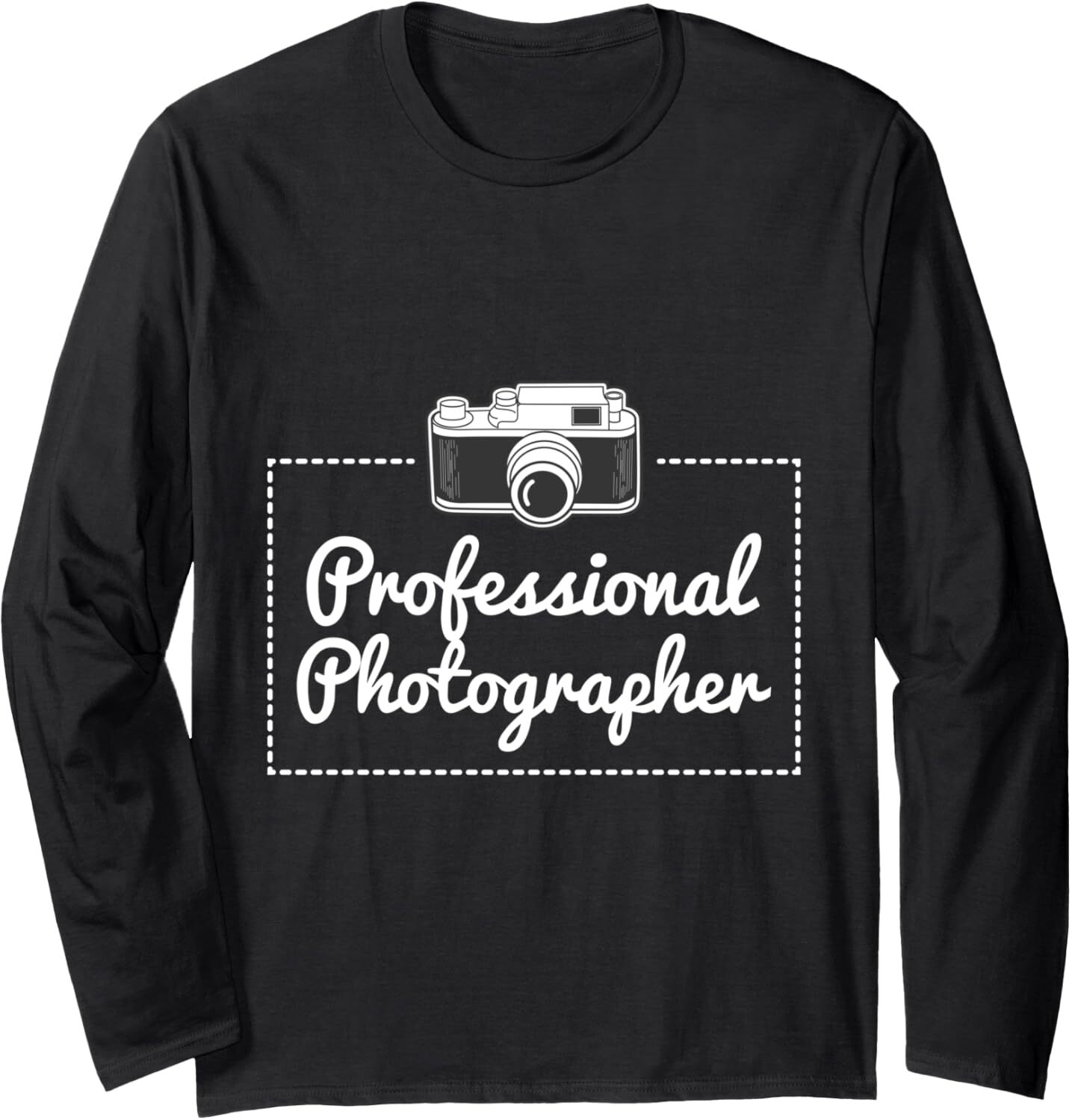 Long Sleeve Shirts for Men sweatshirt Professional Photographer Cute Journalist Long Sleeve Tee Streetwear Casual tops clothes