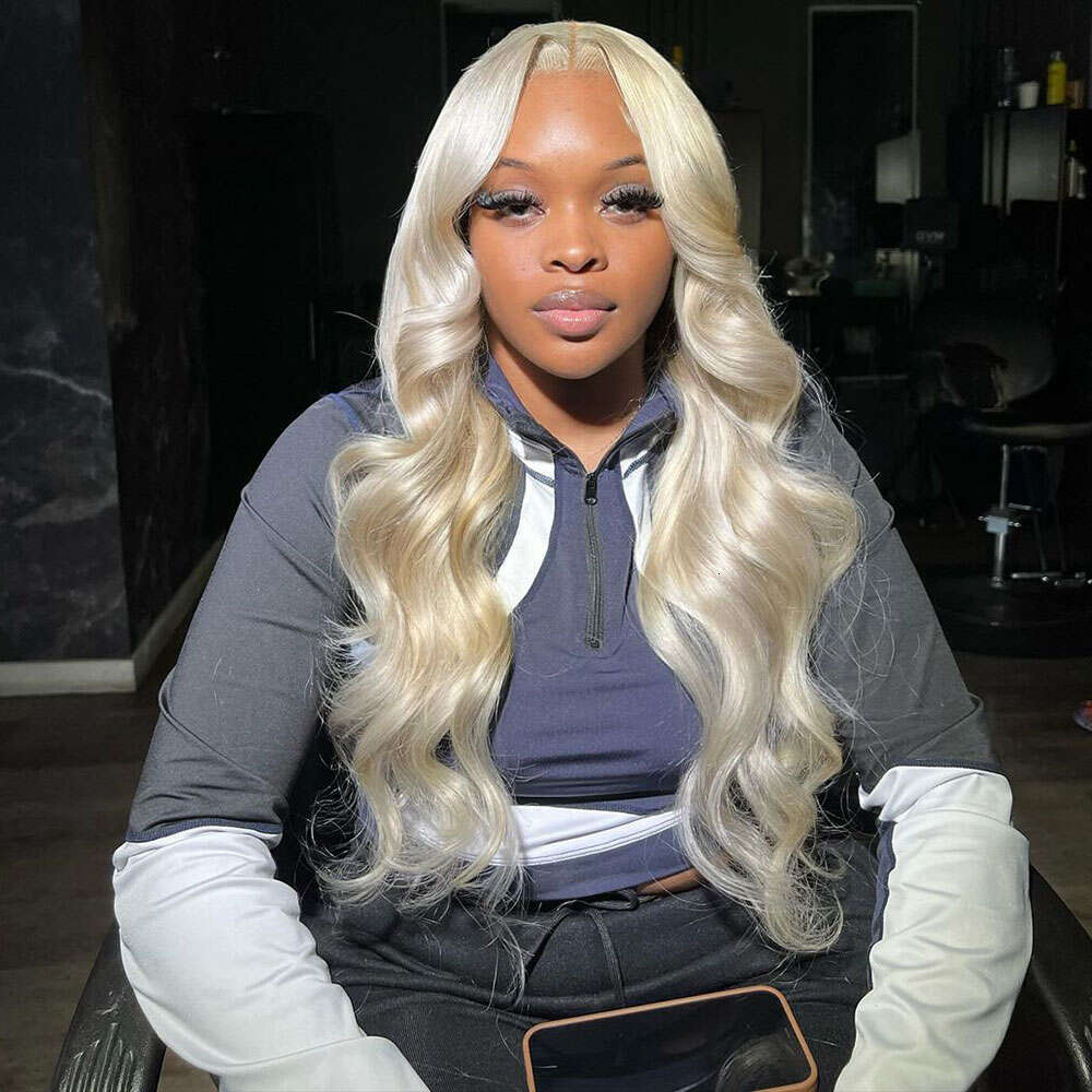 613 Honey Blonde 13x6 Hd Front Human Hair Wigs Brazilian Body Wave Transparen Colored 13x4 Lace Frontal Wig For Women