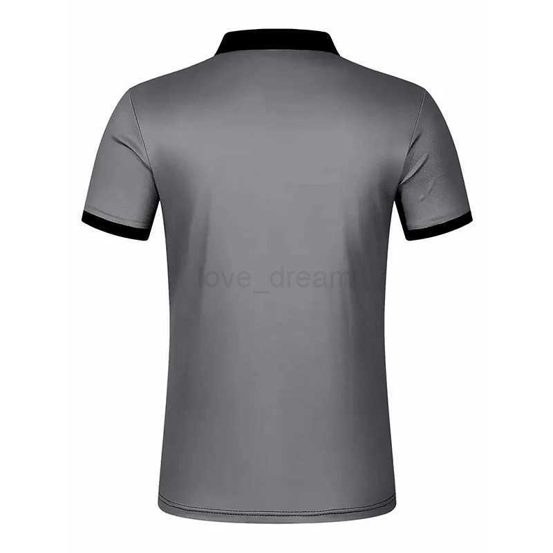 New Summer Men Casual Short Sleeve Lapel Business Polo Shirt 3D Digital Print Stripe Polo Shirt Sport Button Pullover TopsXJ240920