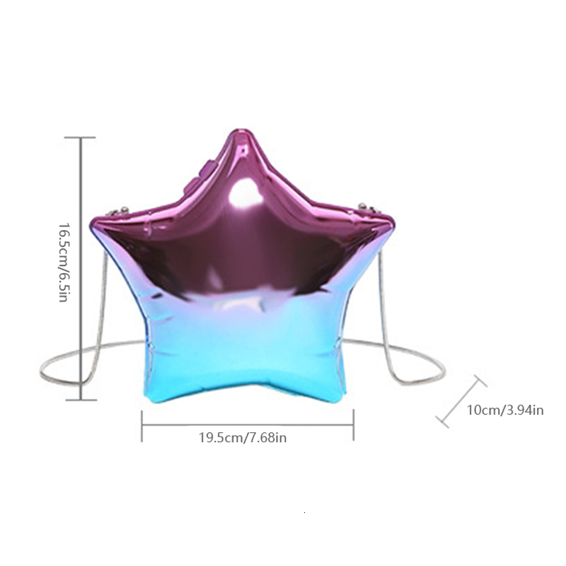 Acrylic Shiny Stars Crossbody Bag For Women Fashion Party Shoulder Bags Ladies Designer Handbag High Qaulity 2024