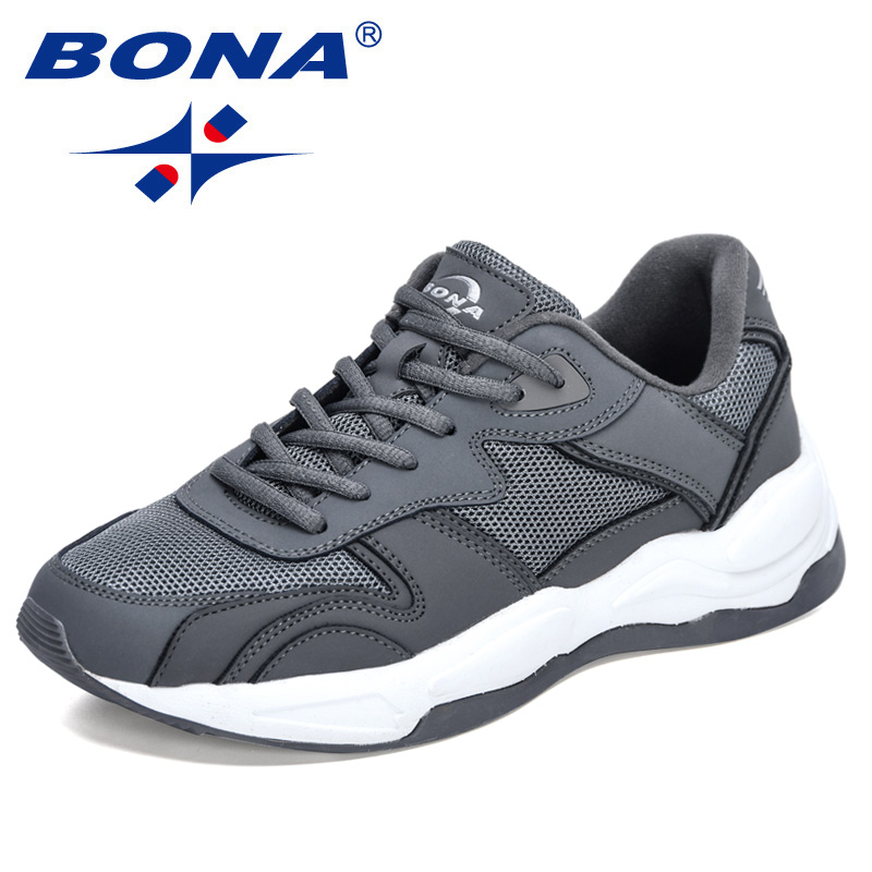 2022 BONA New Designers New Trendy Running Fashion Outdoor Sports Athletic Men Walking Shoes Light Sneakers Man Footwear a834