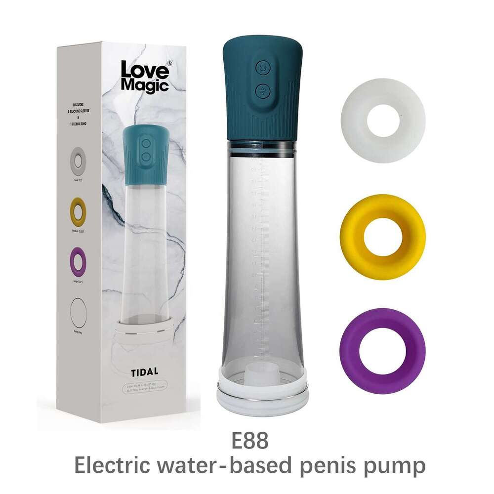 LCD smart electric penis pump enlargement male sex toys aotu hydro water penis pump for men
