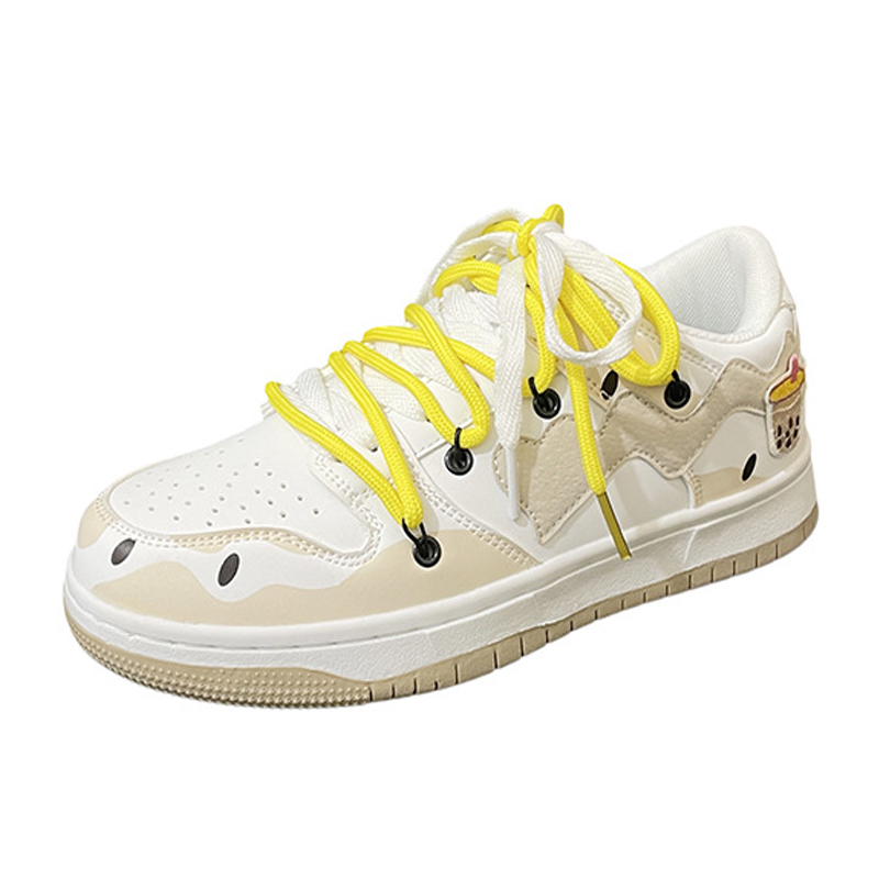 2025 NEW Spring 2023 Women Vulcanized Designer Lace Up Sneakers Women's Casual Flat Shoes Large Size 35-44 18b9 's hurenlakeshoes