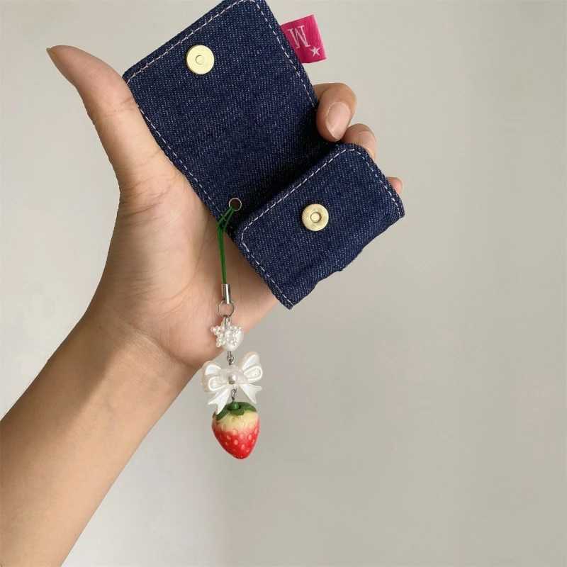 Resin Strawberry Keychain Acrylic Bowknot Phone Charm Handmade Bowknot Phone Jewelry Resin Bowknot Keychain for Party DailyX240919