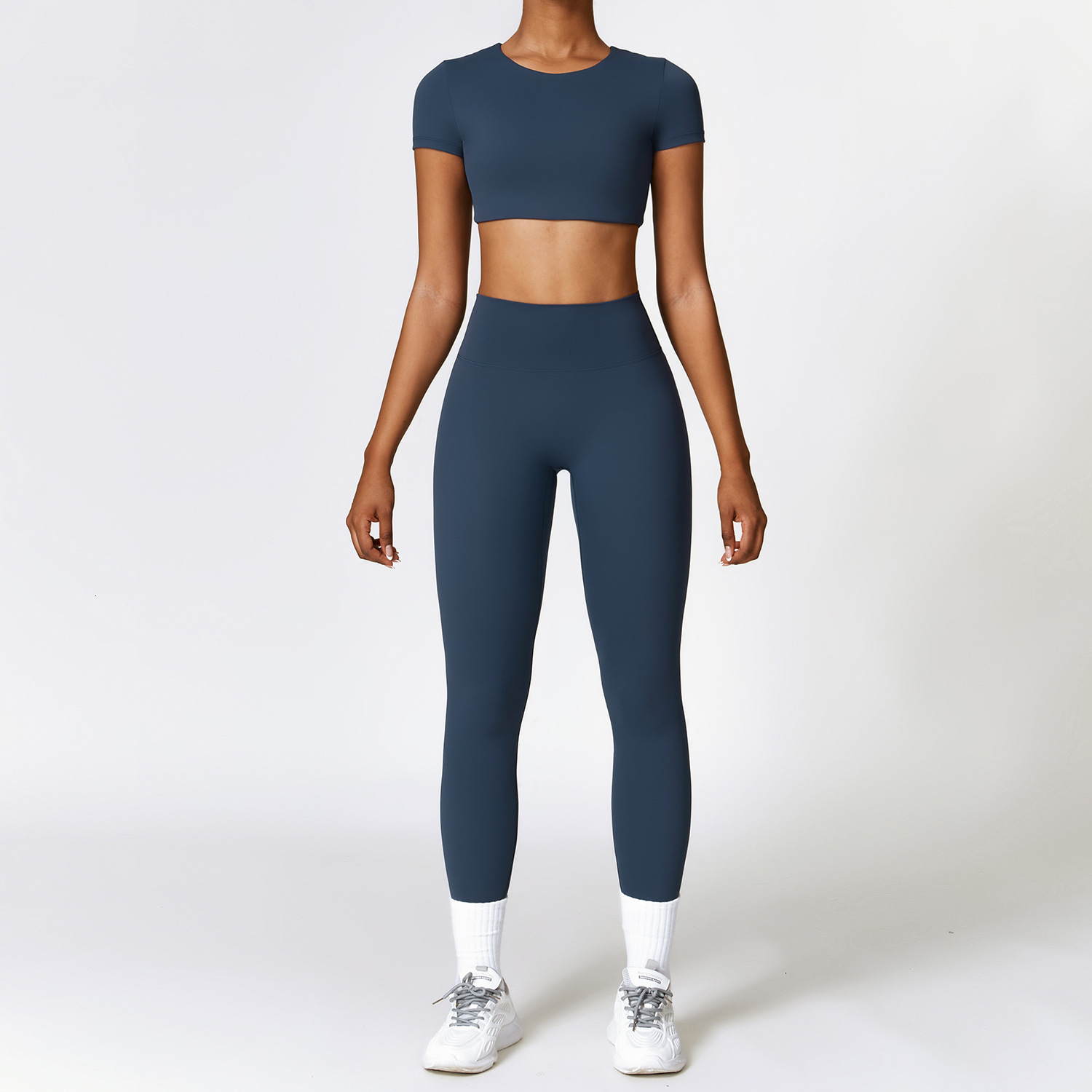 2 Pieces Seamless Clothes Sportswear Yoga Suits For Women Fiess Set Tracuits Sports Bra Gym Leggings