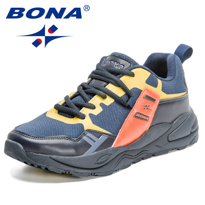 2023 BONA New Designers Advance Adult Professional Walking Shoes Men Breathable Light Anti-skid Running Training Shoe New Manscuo 3f52