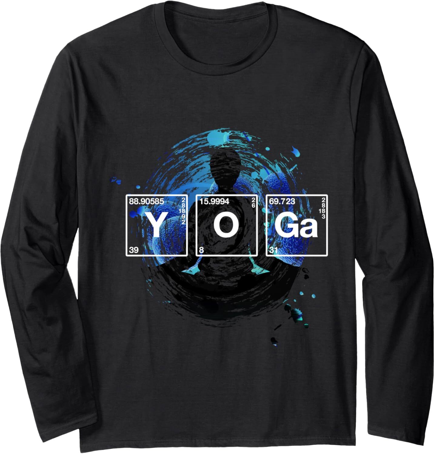 Long Sleeve Shirts for Men sweatshirt Yoga Chemistry Periodic Elements Table Funny Gift Long Sleeve Tee Streetwear Casual tops clothes