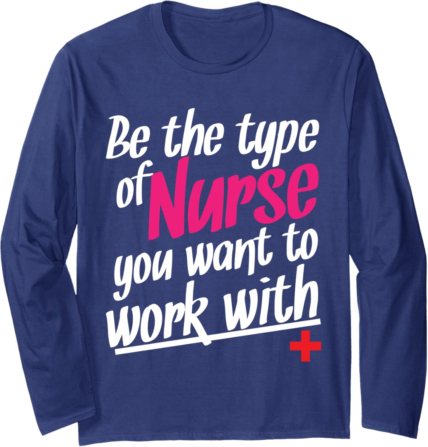 Long Sleeve Shirts for Men sweatshirt Nurses Quotes. Gift for a Professional Health Care Long Sleeve Tee Streetwear Casual tops clothes