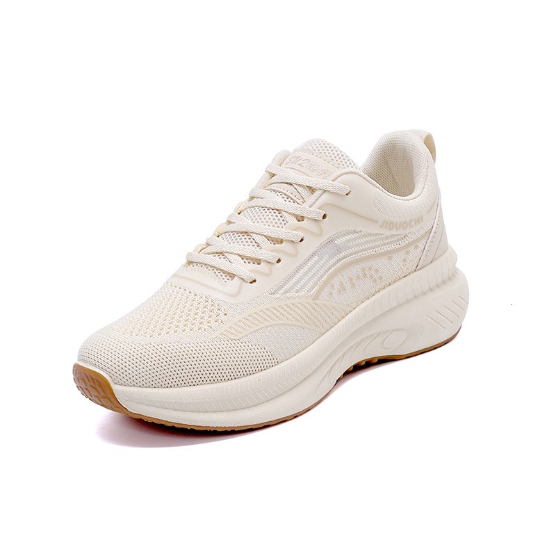 Flyknit soft soled running for women 2024 Spring and Autumn new versatile lightweight coconut breathable casual sports shoes 2511