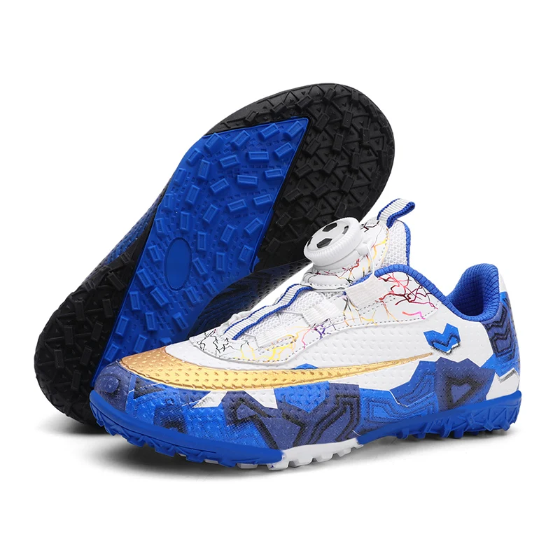 Children Football Shoes Ultralight Training Boy Girl Soccer Shoes Outdoor Indoor Training Fast Futsal Kids Football Field Boots