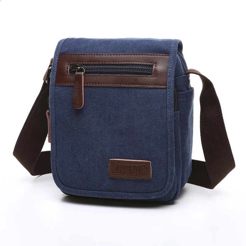 ! premium canvas bag for casual travel Bolsa Masculina unisex cross body mens messenger large capacity 240919