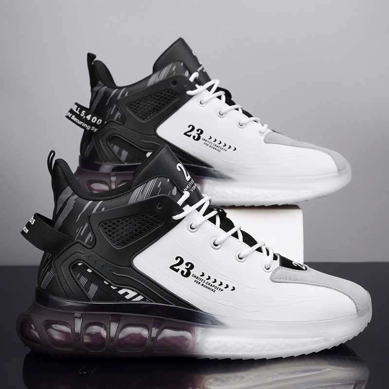 New Men's Basketball Sport Non-slip Cushioning Wear-resistant Breathable Running Tennis Shoes Fashion Sneakers