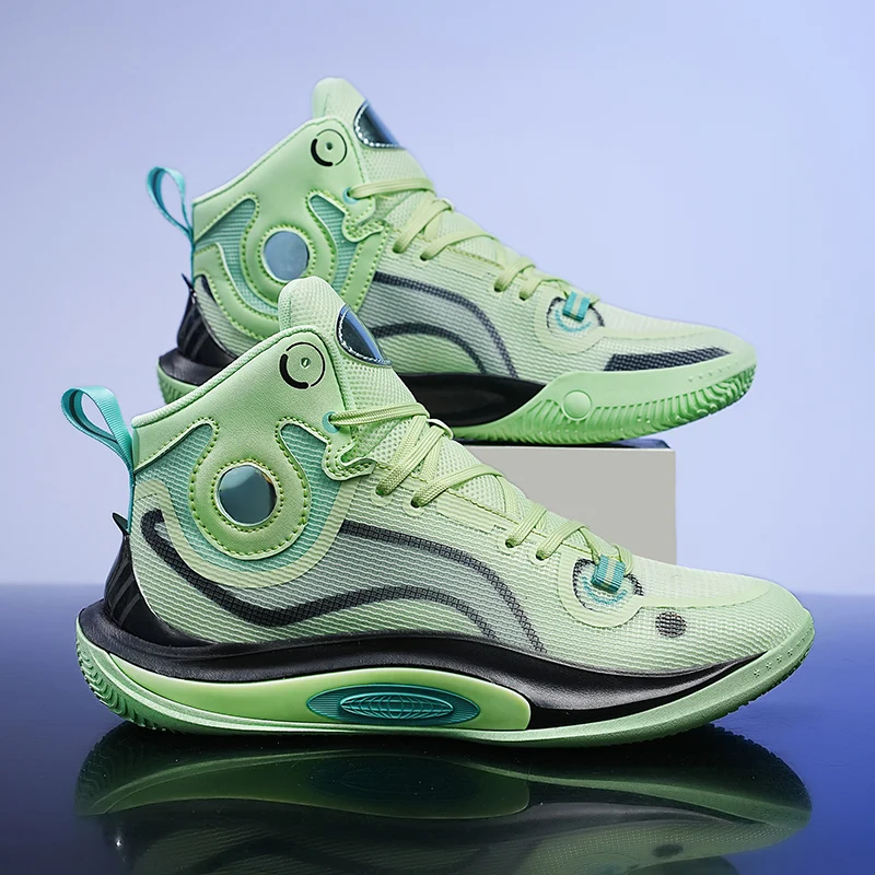 High-top Men Basketball Shoes Kids Women Breathable High-quality Sports Shoes Brand Design Sneakers Original Training Shoes Male